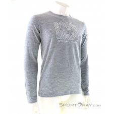 Ortovox 185 Merino Contrast LS Herren Funktionsshirt
-Grau-M