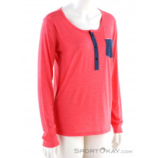 Ortovox 120 Cool Tec Long Sleeve Damen Shirt-Orange-XS