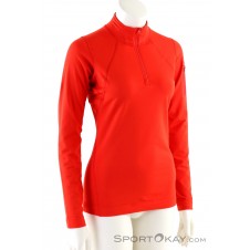 Arcteryx Rho LT Zip Neck HZ Damen Funktionsshirt-Rot-S