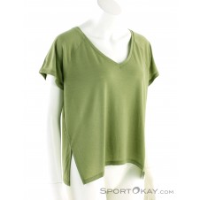 Super Natural Jonser Tee Print Damen Shirt-Grün-M