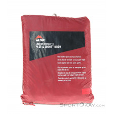 MSR Carbon Reflex 2 Fast&Light Body Zelt Zubehör-Rot-One Size