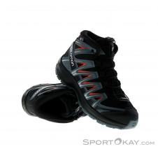 Salomon XA Pro 3D Mid CSWP Kinder Outdoorschuhe-Schwarz-36