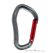 Wild Country Electron Straight Schnappkarabiner-Rot-One Size