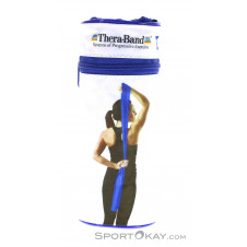 Thera Band 2,5m inkl. RV-Tasche Fitnessband-Blau-One Size