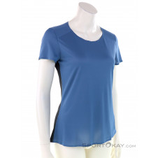 On Performance T Damen T-Shirt-Blau-S