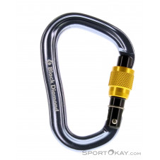Black Diamond Vaporlock Screwgate Schraubkarabiner-Gelb-One Size