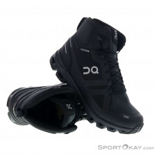On Cloudrock Herren Wanderschuhe-Schwarz-8