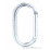 Black Diamond Oval Keylock Schnappkarabiner-Grau-One Size