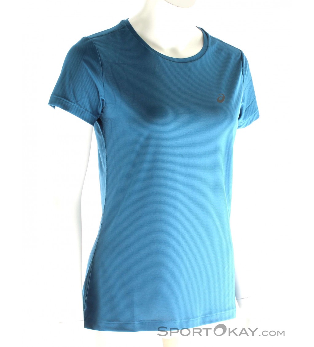 magliette asics donna blu