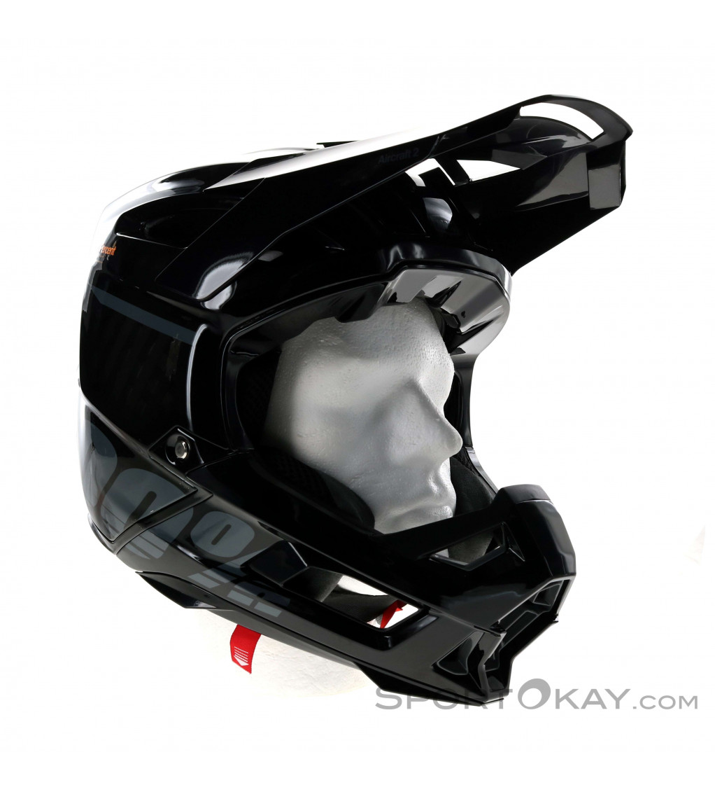 100% Aircraft 2 DH Carbon Fullface Casco Downhill - Downhill \u0026 Freeride -  Caschi - Bike - Tutti
