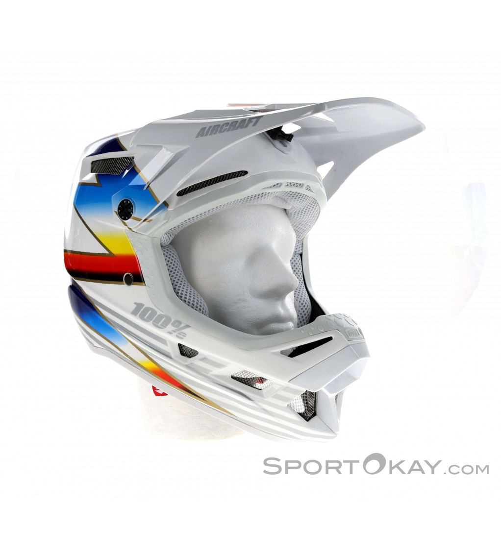 100% Aircraft DH Composite Fullface Casco Downhill - Downhill \u0026 Freeride -  Caschi - Bike - Tutti
