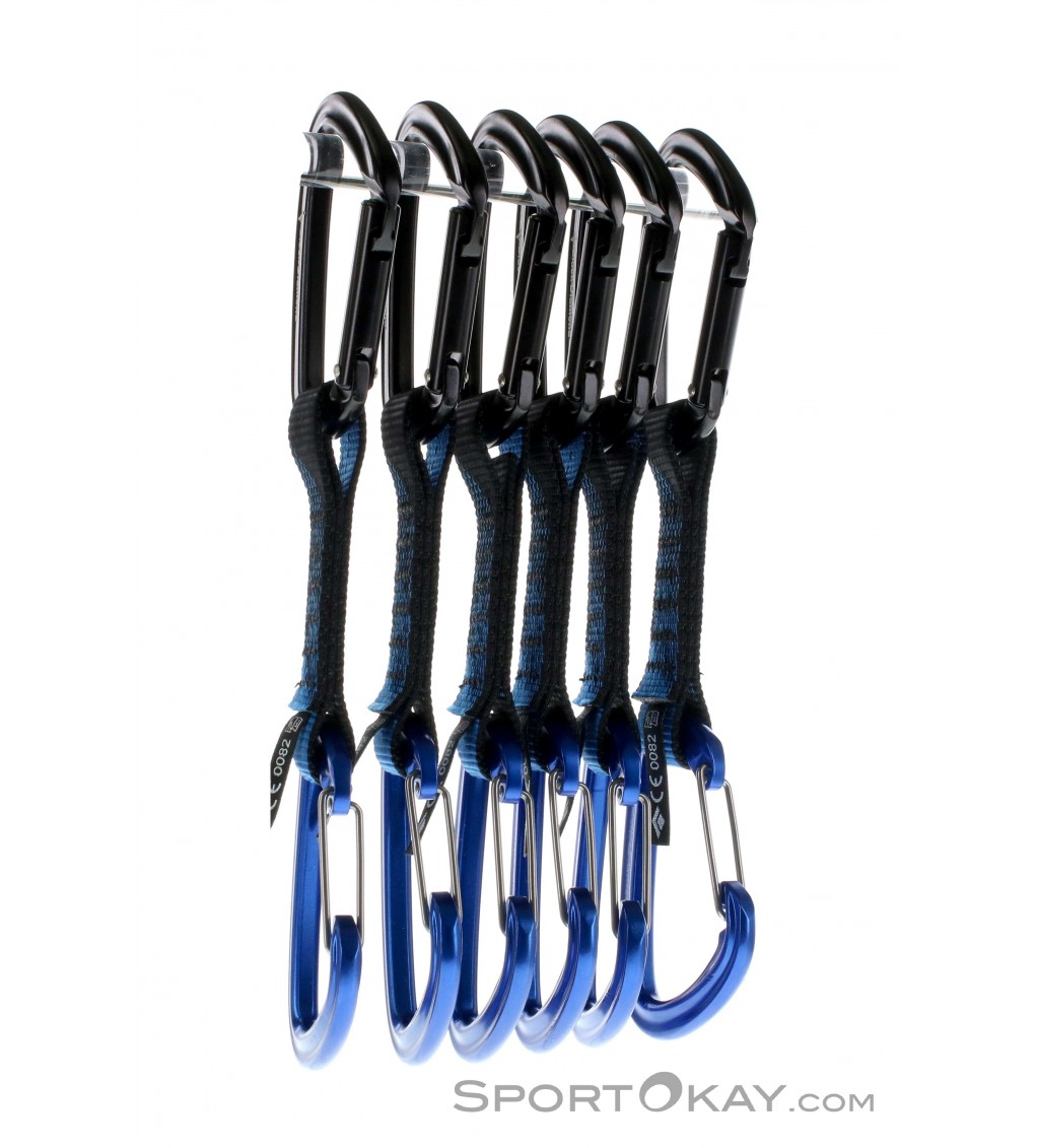 Black Diamond Posiwire 12cm 6 Pack Quickdraw Set Express Set Express Sets Carabiners Slings Climbing All