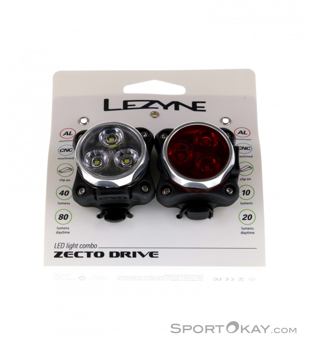 lezyne zecto drive light set