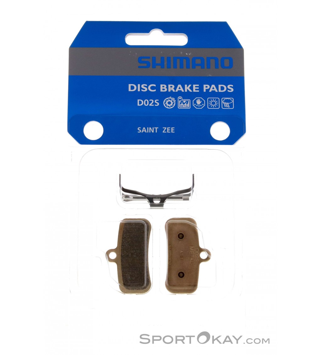 SHIMANO D02S--SAINT-ZEE RESIN COMPOUND DISC BICYCLE BRAKE PADS