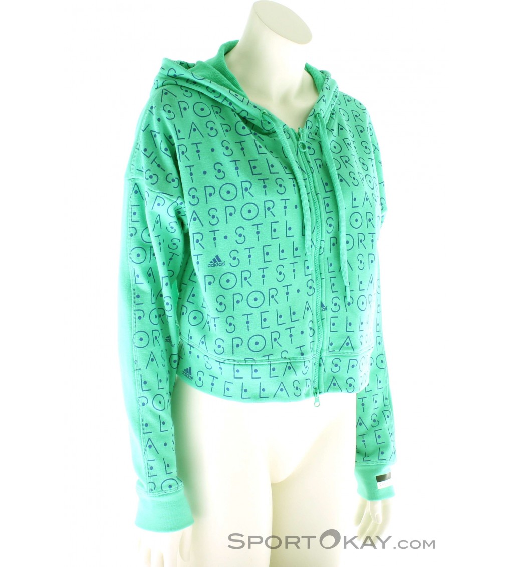 adidas Stellasport Printed FZ Hoody Womens Sweater Jackets adidas Stellasport Tiedye Jacket Damen Trainingsjacke