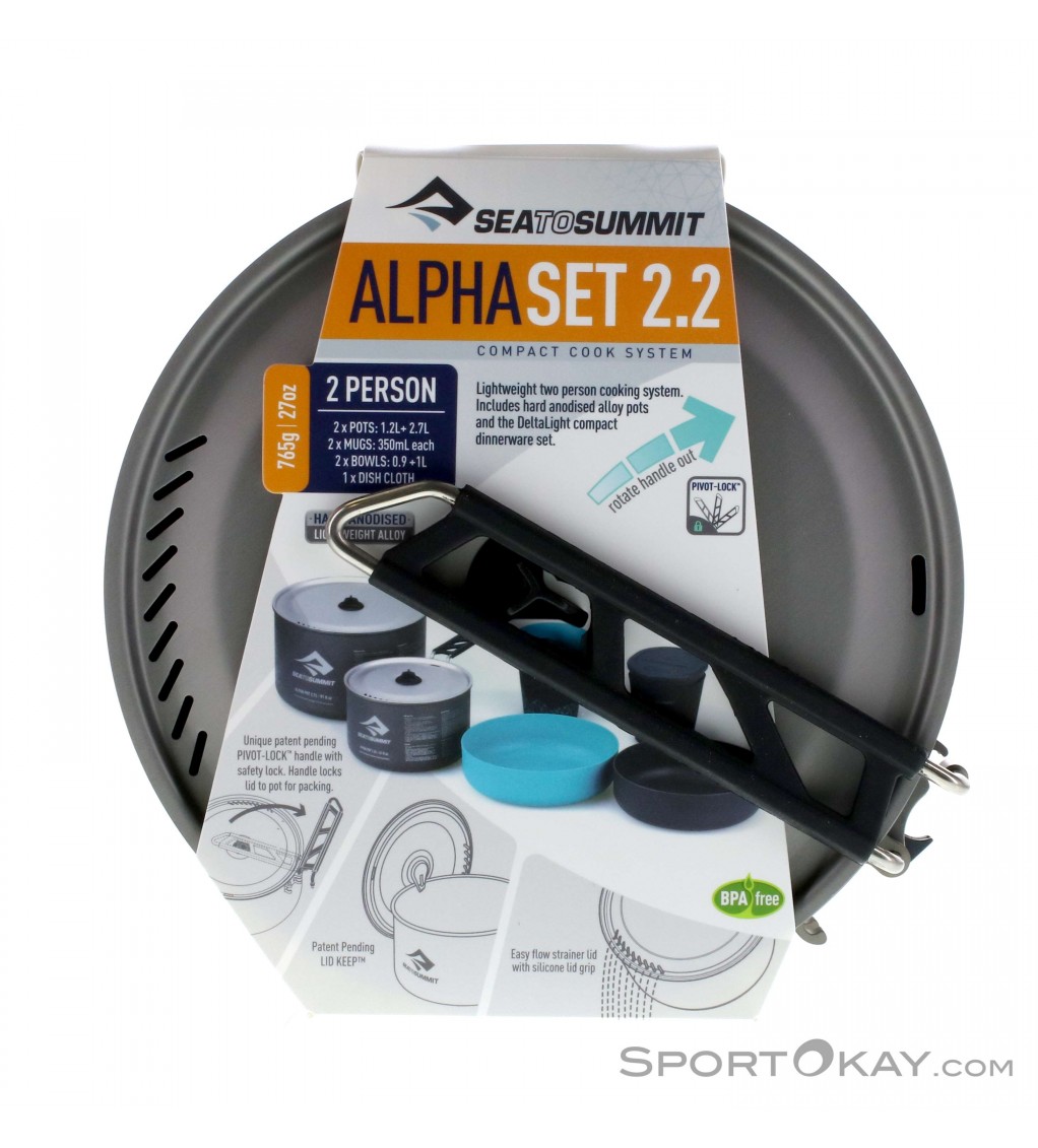 Sea to Summit Unisex Alpha Pot 2.2 Cook Set