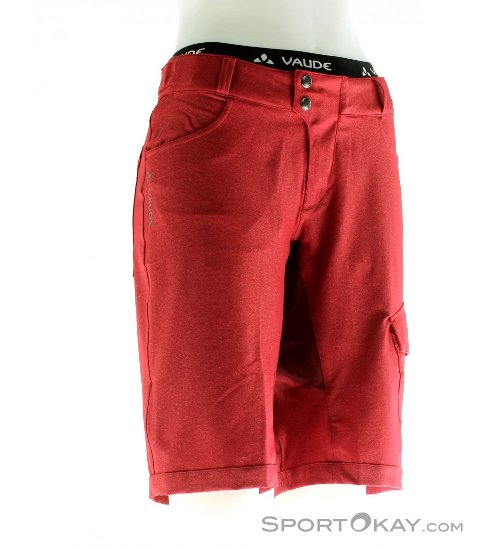 red biking shorts
