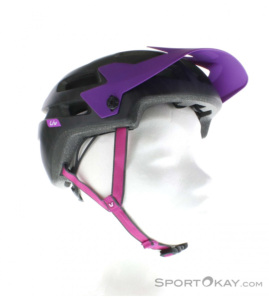 ladies purple bike helmet