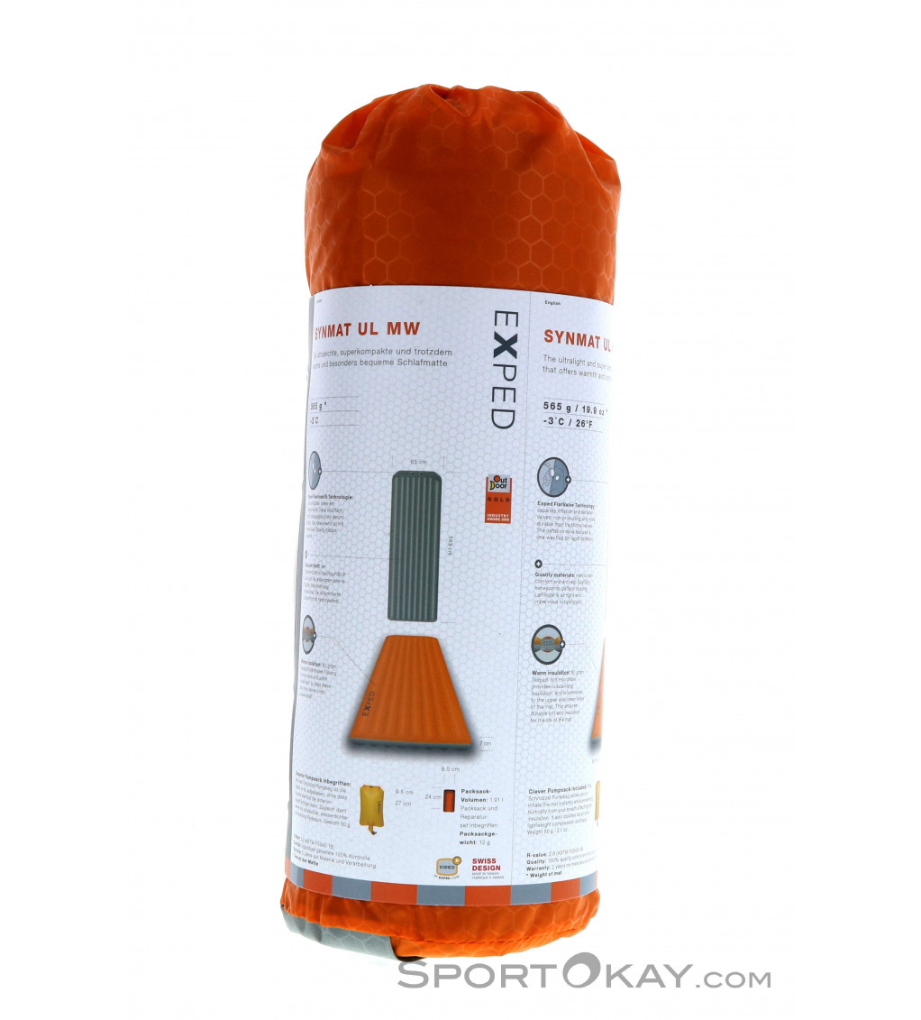 Exped Synmat Ul Mw 183x65cm Sleeping Mat Mats Camping