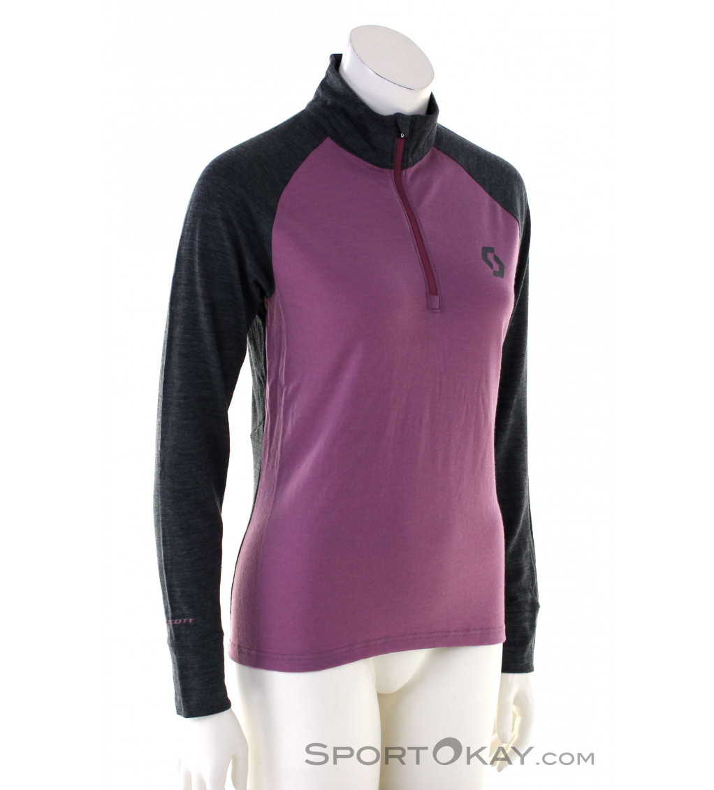 ODLO Women/'s Functional Shirt Long Sleeve Shirt Half Zip Performance skiers