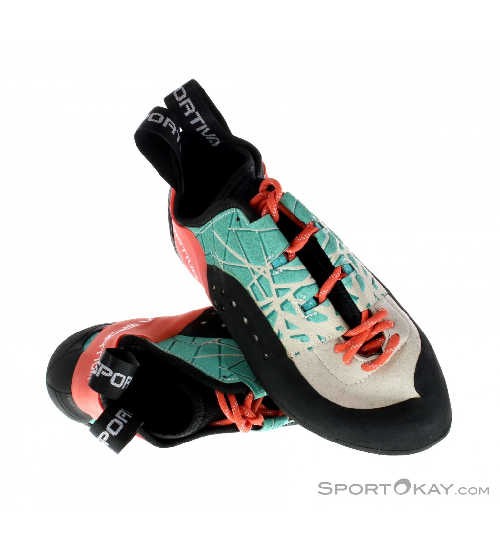 la sportiva lace up climbing shoes