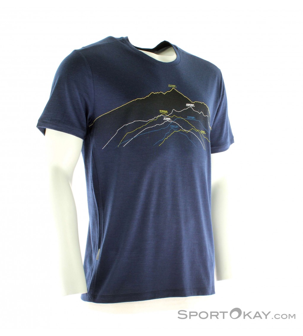 Icebreaker Tech T Lite Ss Seven Summits Herren T Shirt Shirts T Shirts Outdoor Clothing Outdoor All