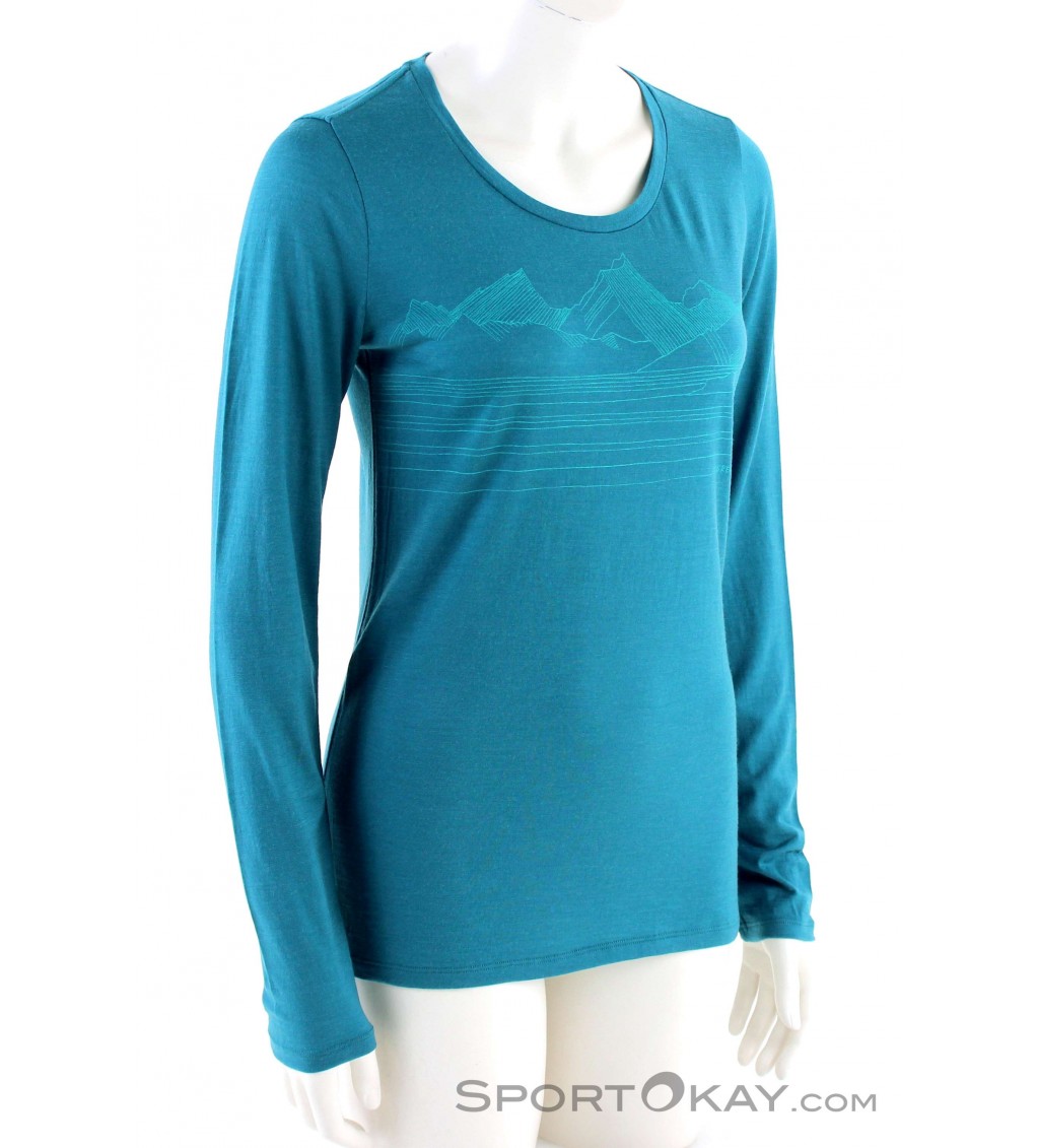 Icebreaker Tech Lite L S Womens Functional Shirt Shirts T Shirts Outdoor Clothing Outdoor All