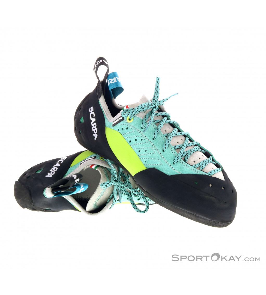 scarpa lace up climbing shoes