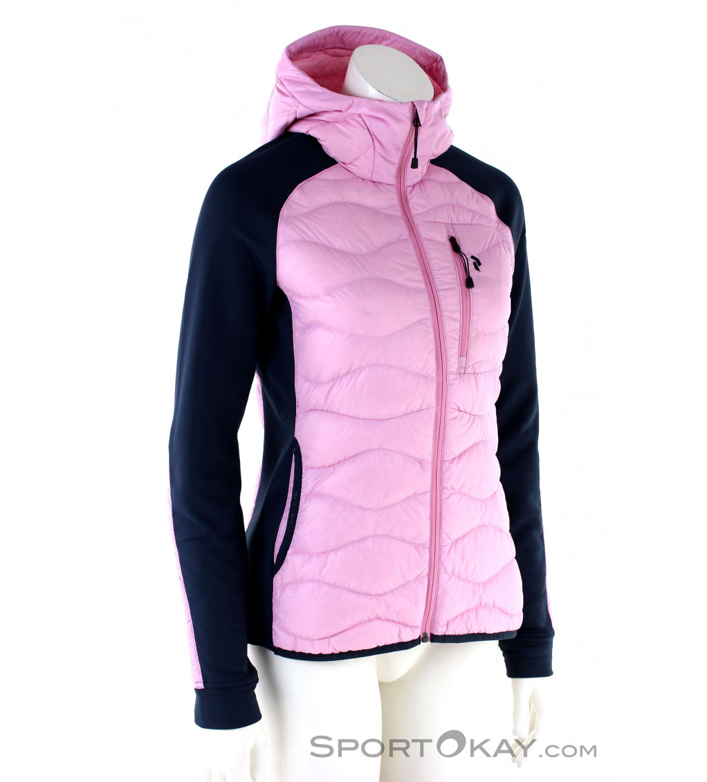 women's helium hybrid hooded jacket