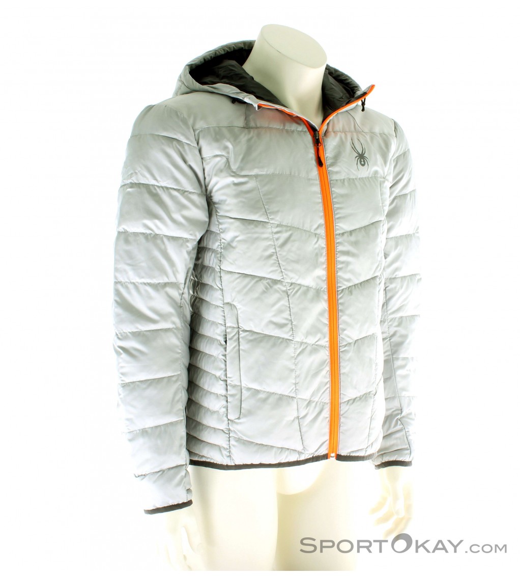 spyder men's geared synthetic down jacket