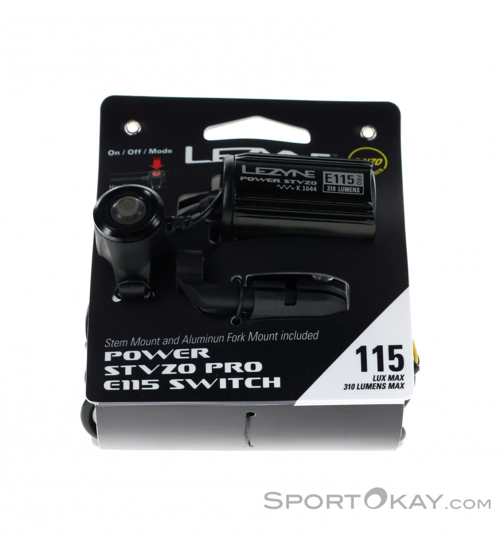 lezyne lite drive stvzo pro 115l