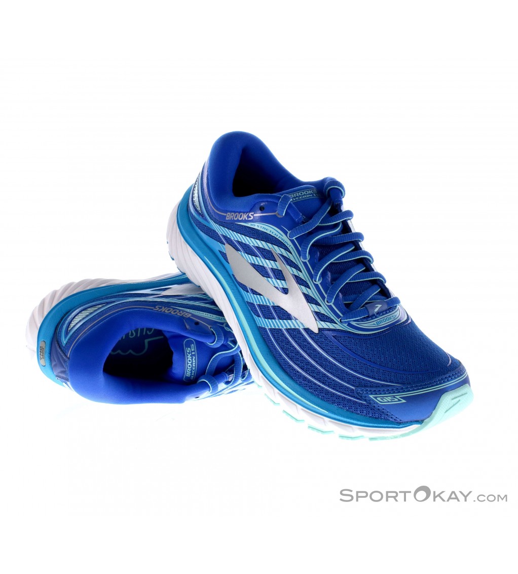 brooks blue running shoes