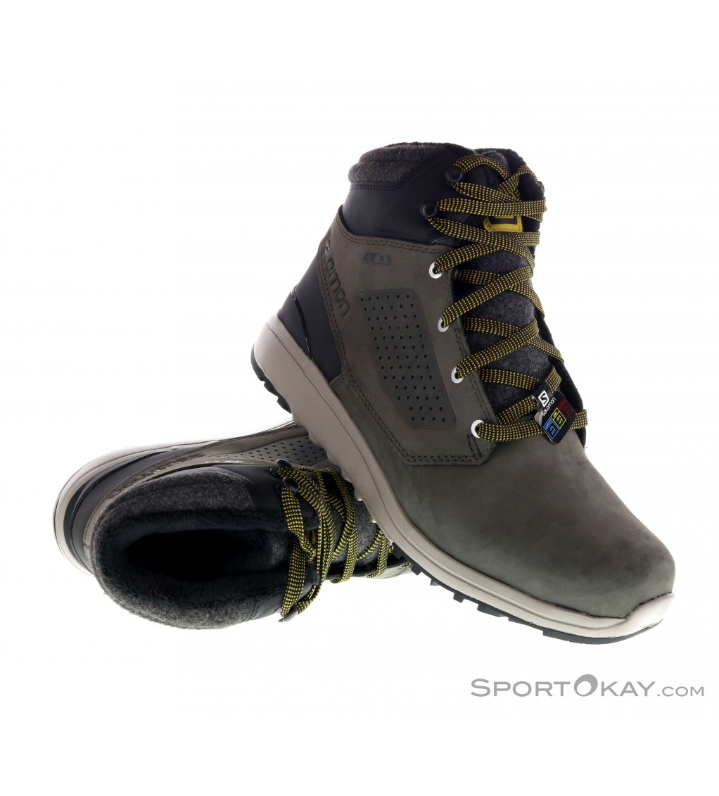 salomon men's utility winter cs waterproof shoe