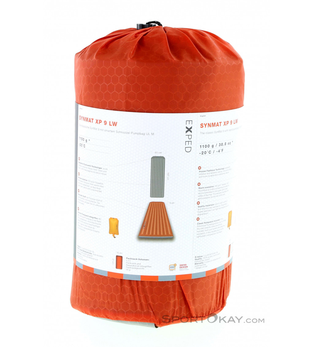 Exped Synmat Xp 9 Lw 197x65cm Sleeping Mat Mats Camping