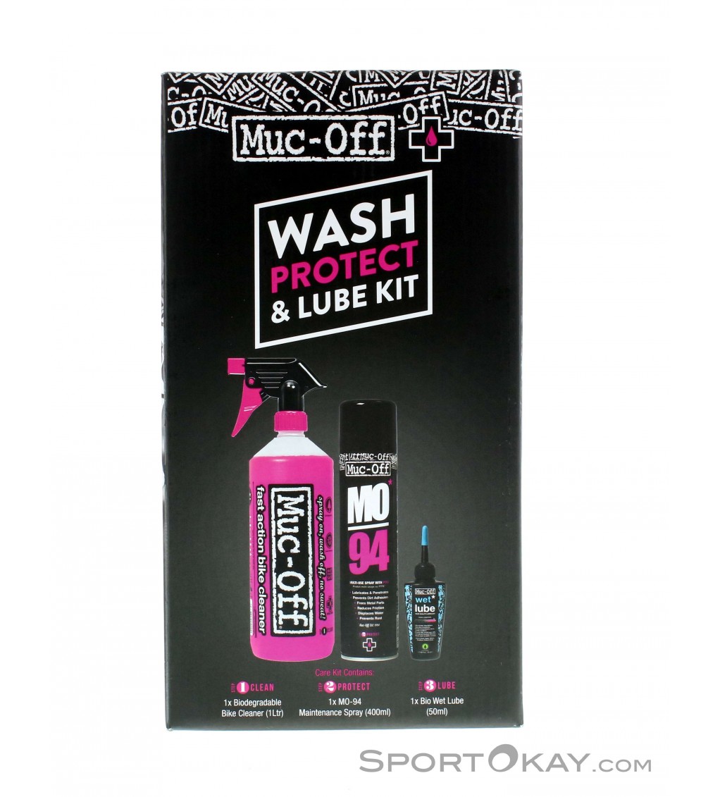Muc Off Wash Protect Wet Lube Kit Cleaning Kit Clean Care