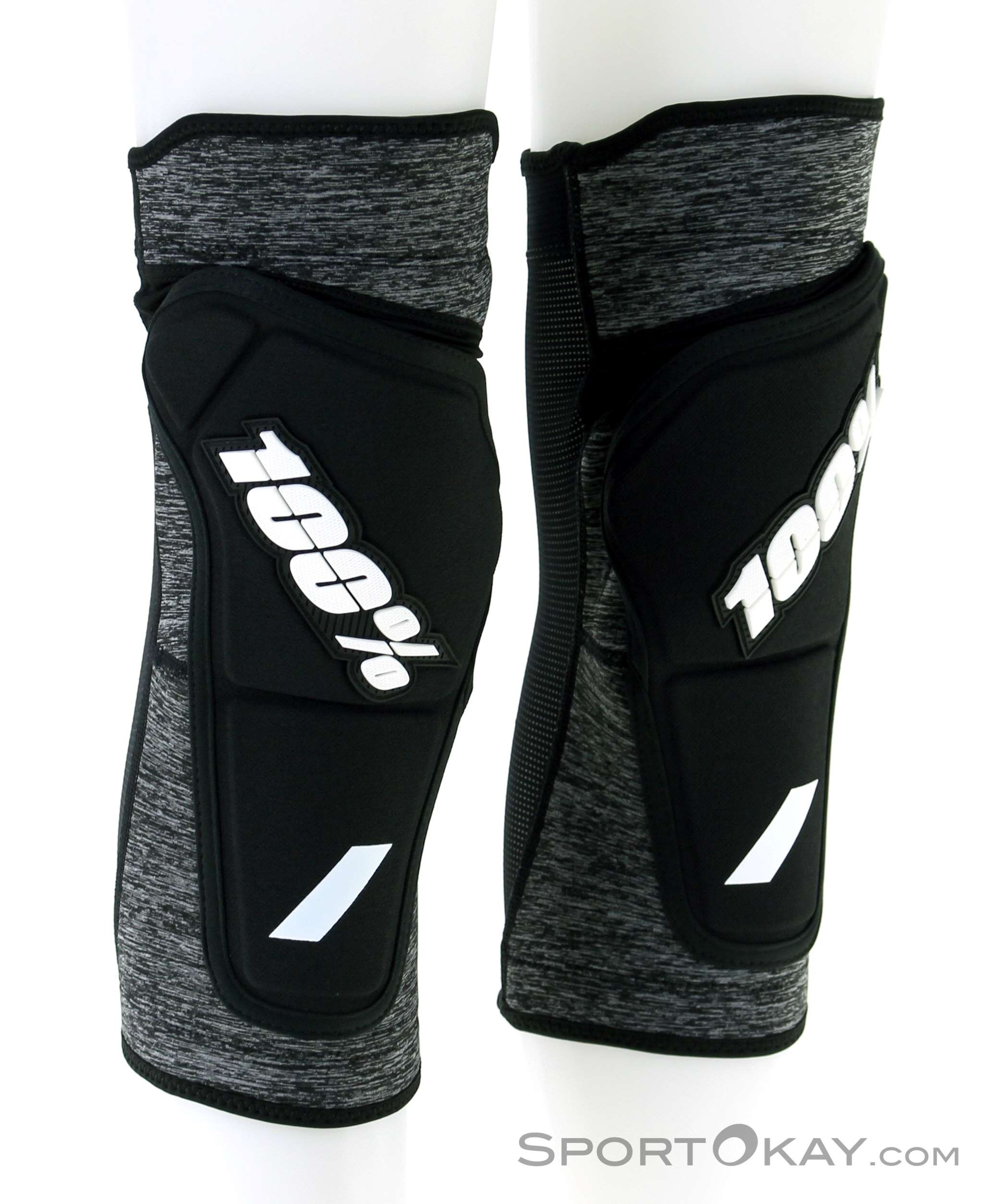 Black/Grey Ride 100% RIDECAMP Knee Guards/Pads Size LG Color