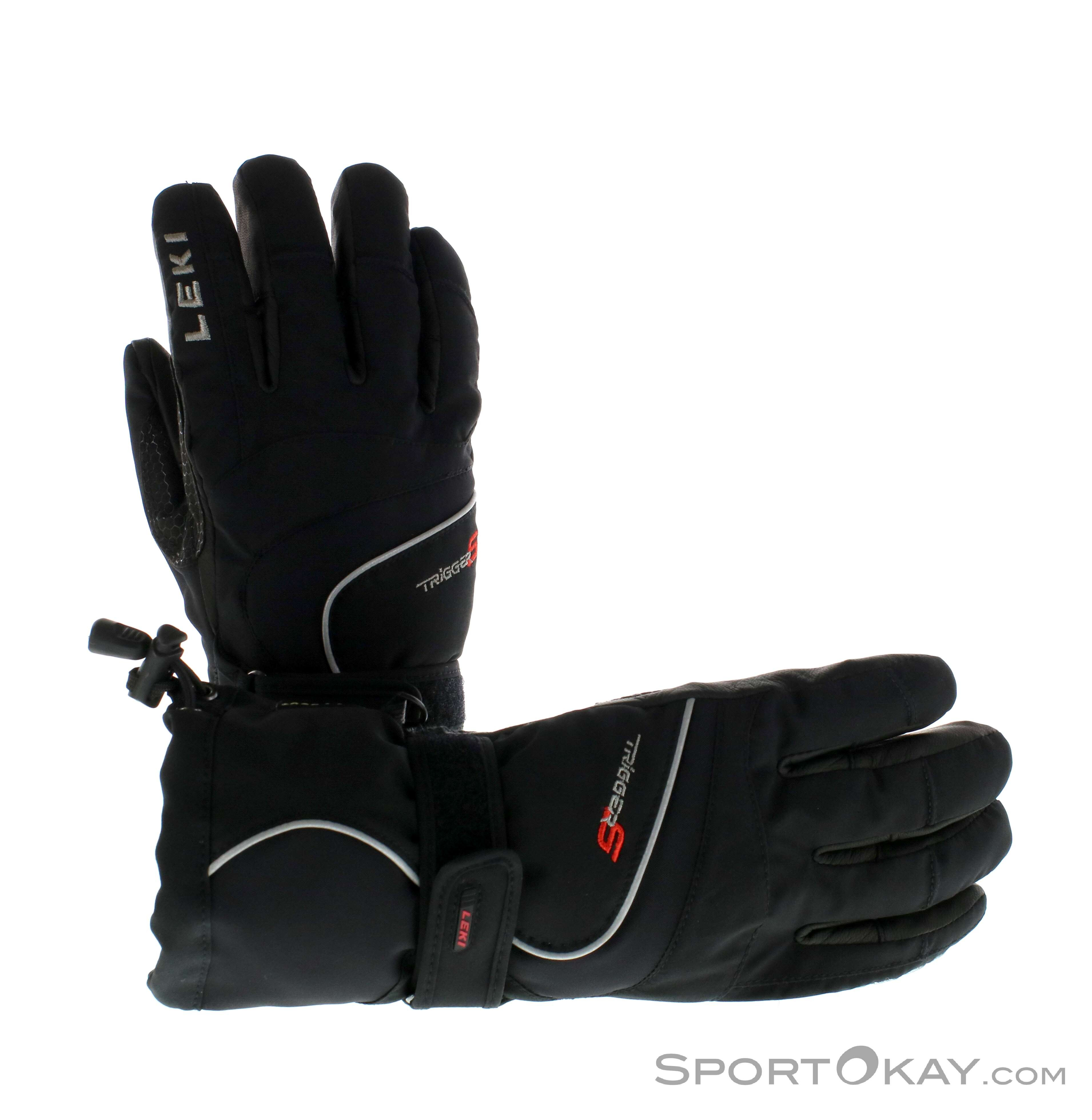 NEW $120 Leki Womens Core S GTX Goretex Insulated Ski Gloves Ladies White Black 