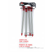 MSR Carbon Core 15cm 4 Pack Tent Pegs 