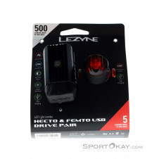 Lezyne Hecto Drive 500XL/Femto USB Bike Lights
