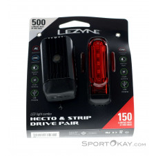 Lezyne Hecto Drive 500 XL/Strip Pair Bike Lights
