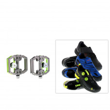 Magnet pedals magped & SPD / Click Biking shoes SET